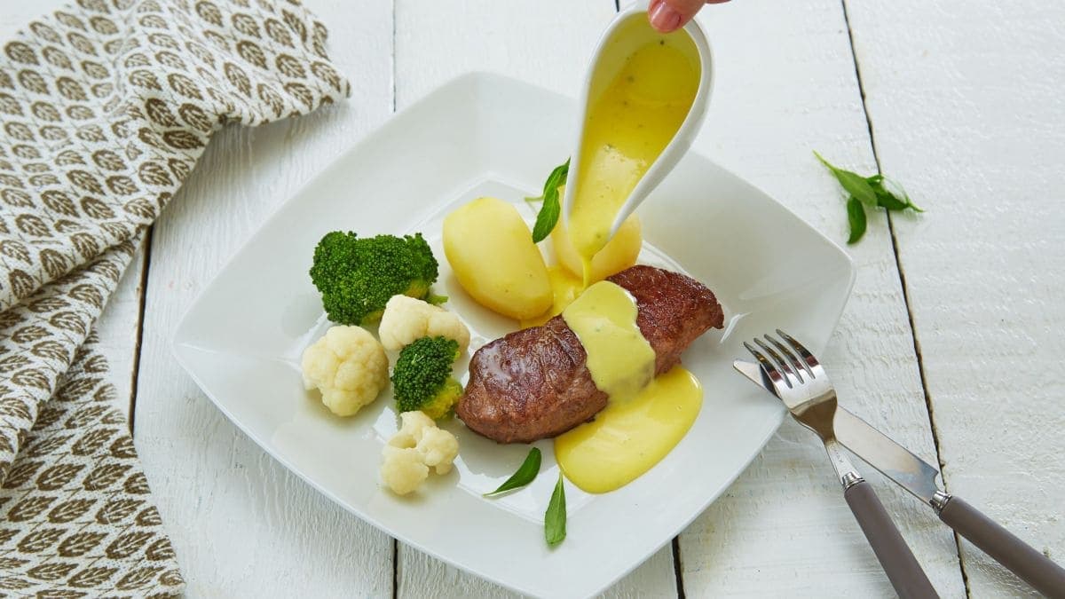 Biff med bearnéssaus