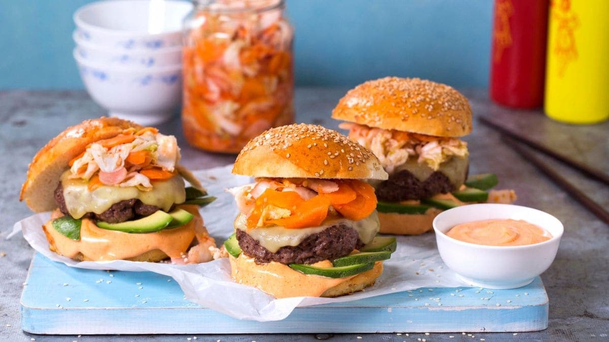 Kimchi-burger