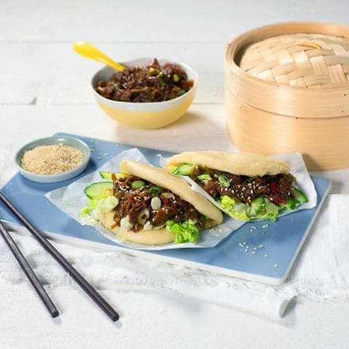 Bao buns med hoisinkylling