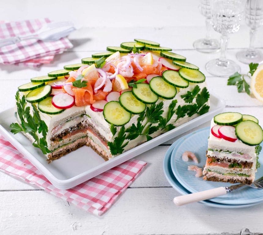Smørbrødterte | Smörgåstårta